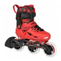 Роликовые коньки POWERSLIDE PHUZION KIDS SKATES Universe red, Hardboot 33-36